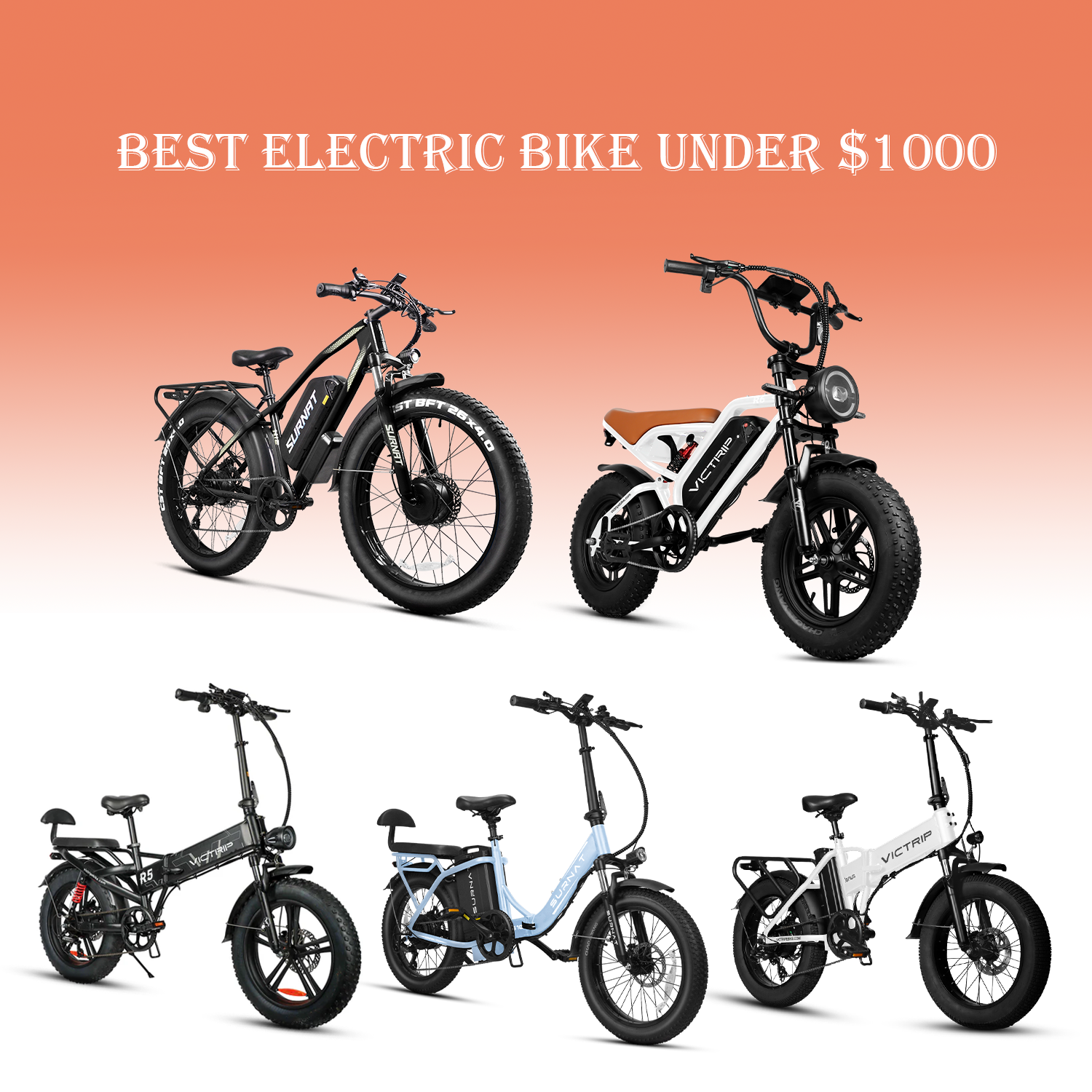 Best Electric Bike Under $1000 | VICTRIP