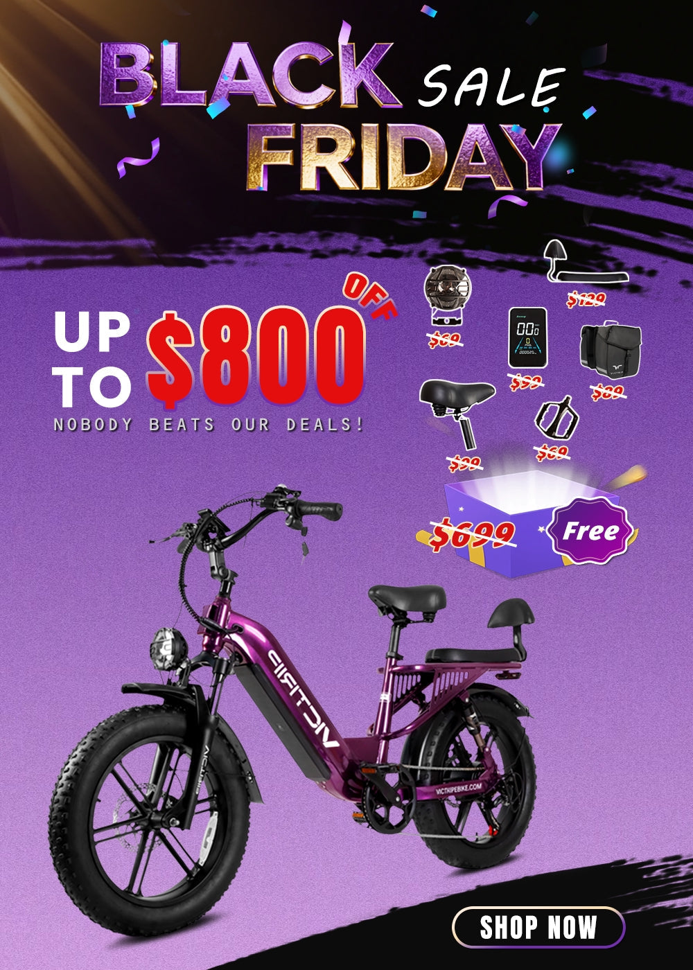 Big Tire Electric Bicycle | VICTRIP