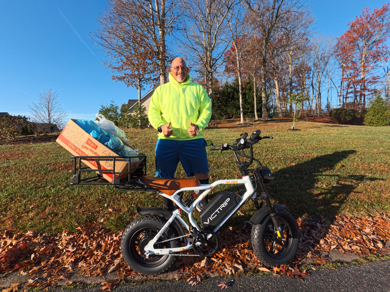 Rear Cargo Rack & Basket For Electric Bike | VICTRIP