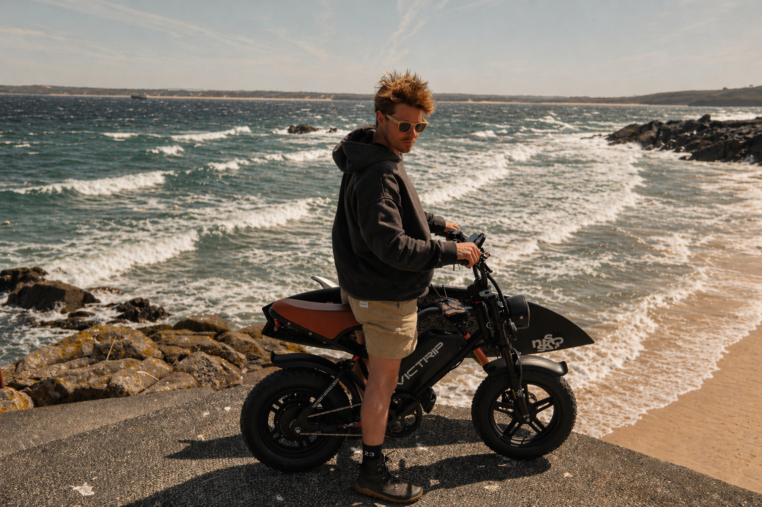 Moped Style Electric Off Road Bike | VICTRIP