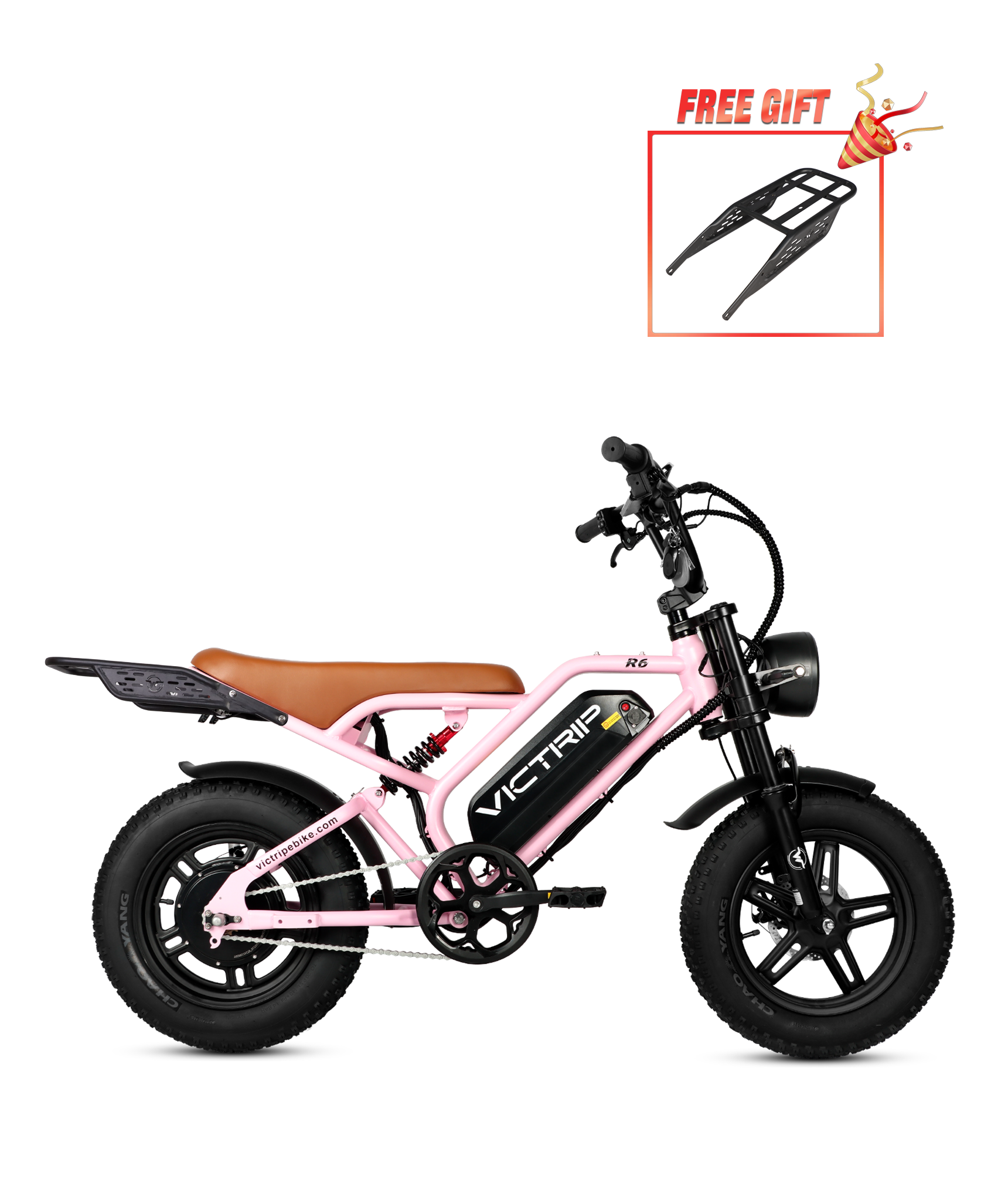 Pink Electric Small Bicycle | VICTRIP