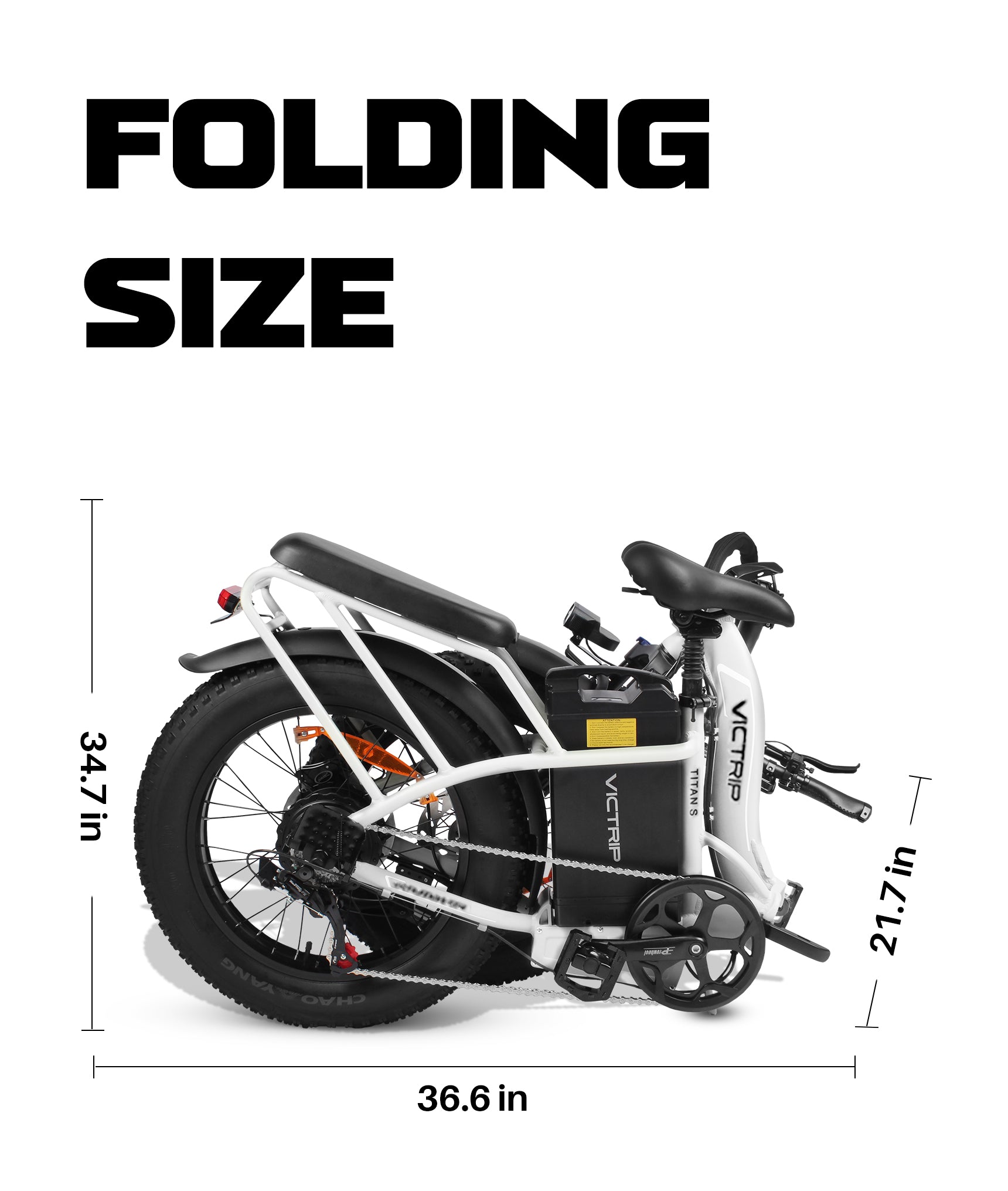 VICTRIP® TITAN S Foldable Ebike