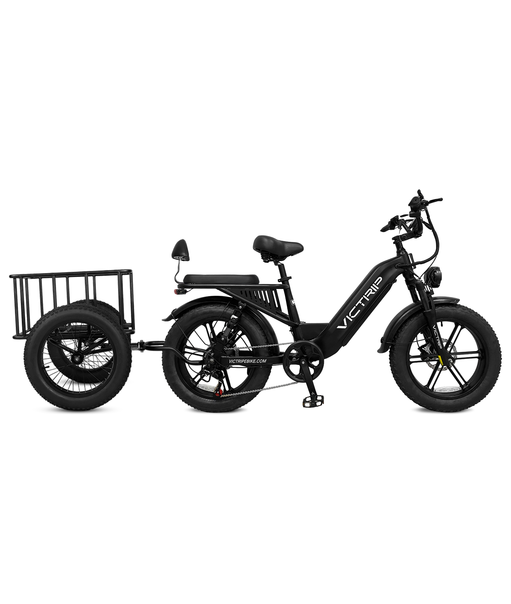 Torque Sensor Electric Bike With Trailer | VICTRIP