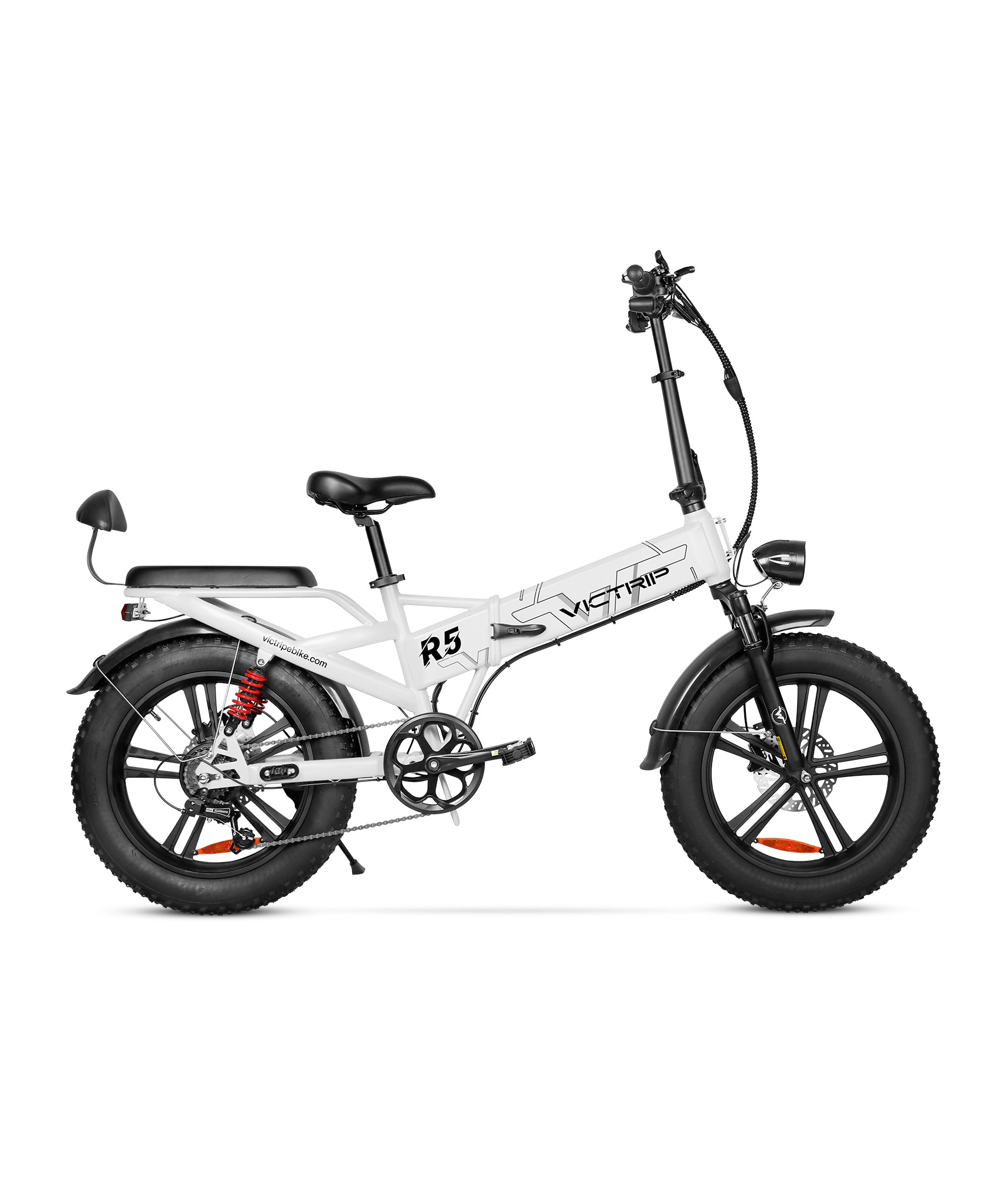 Fat Tire Ebike White | VICTRIP