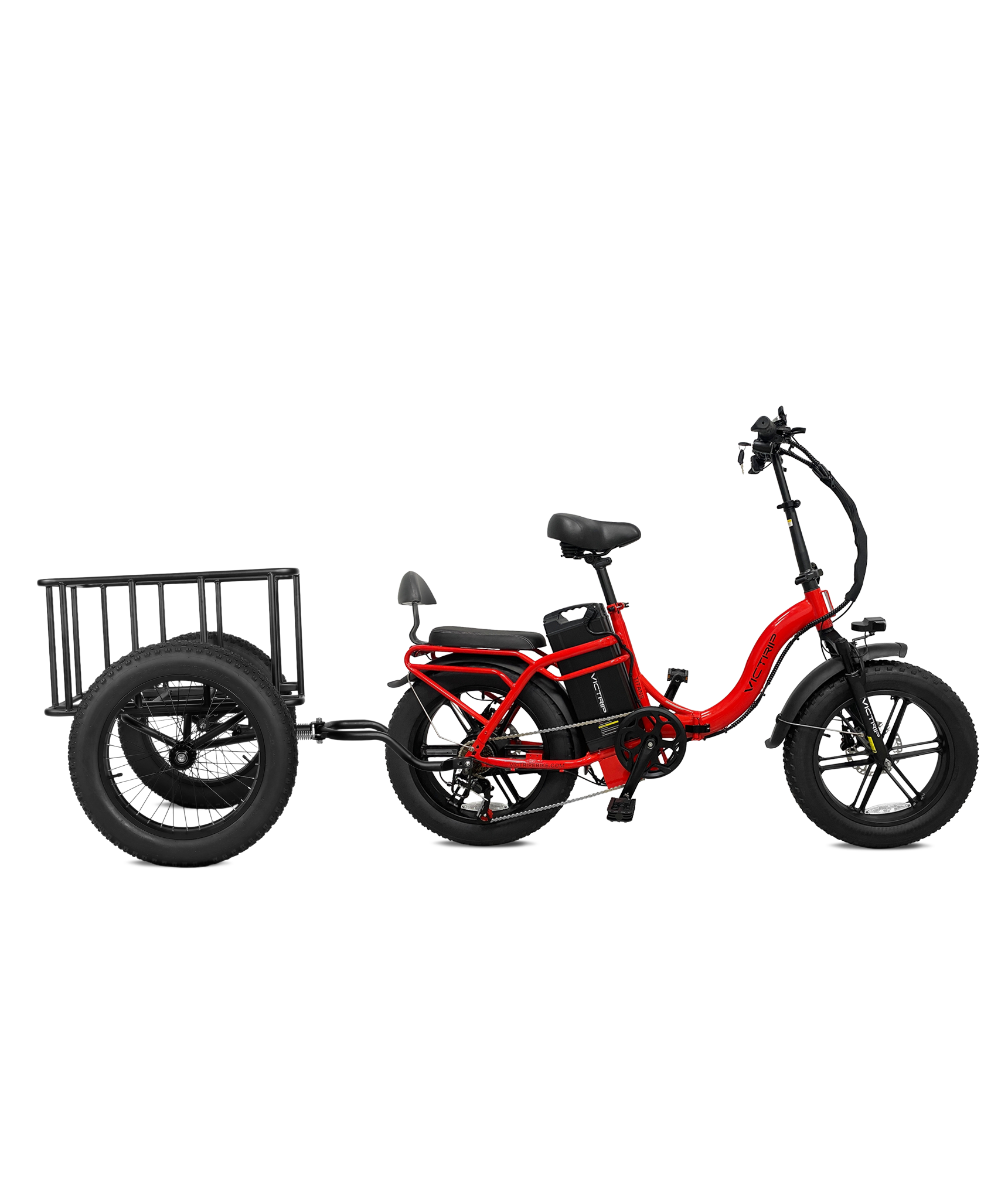 60AH Electric Bike With Trailer | VICTRIP