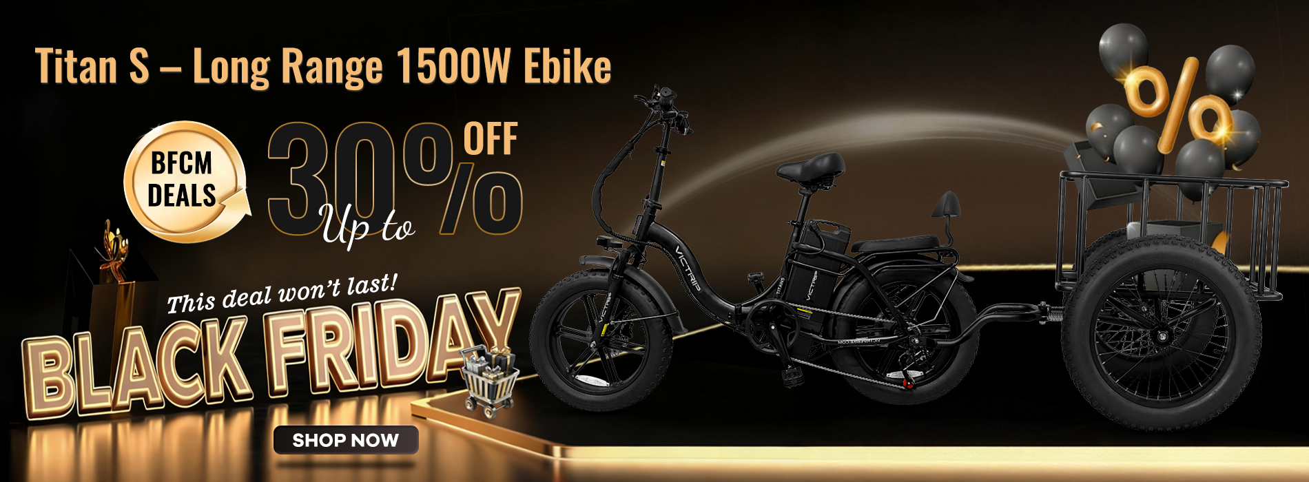 E Bike Black Friday Sale | VICTRIP