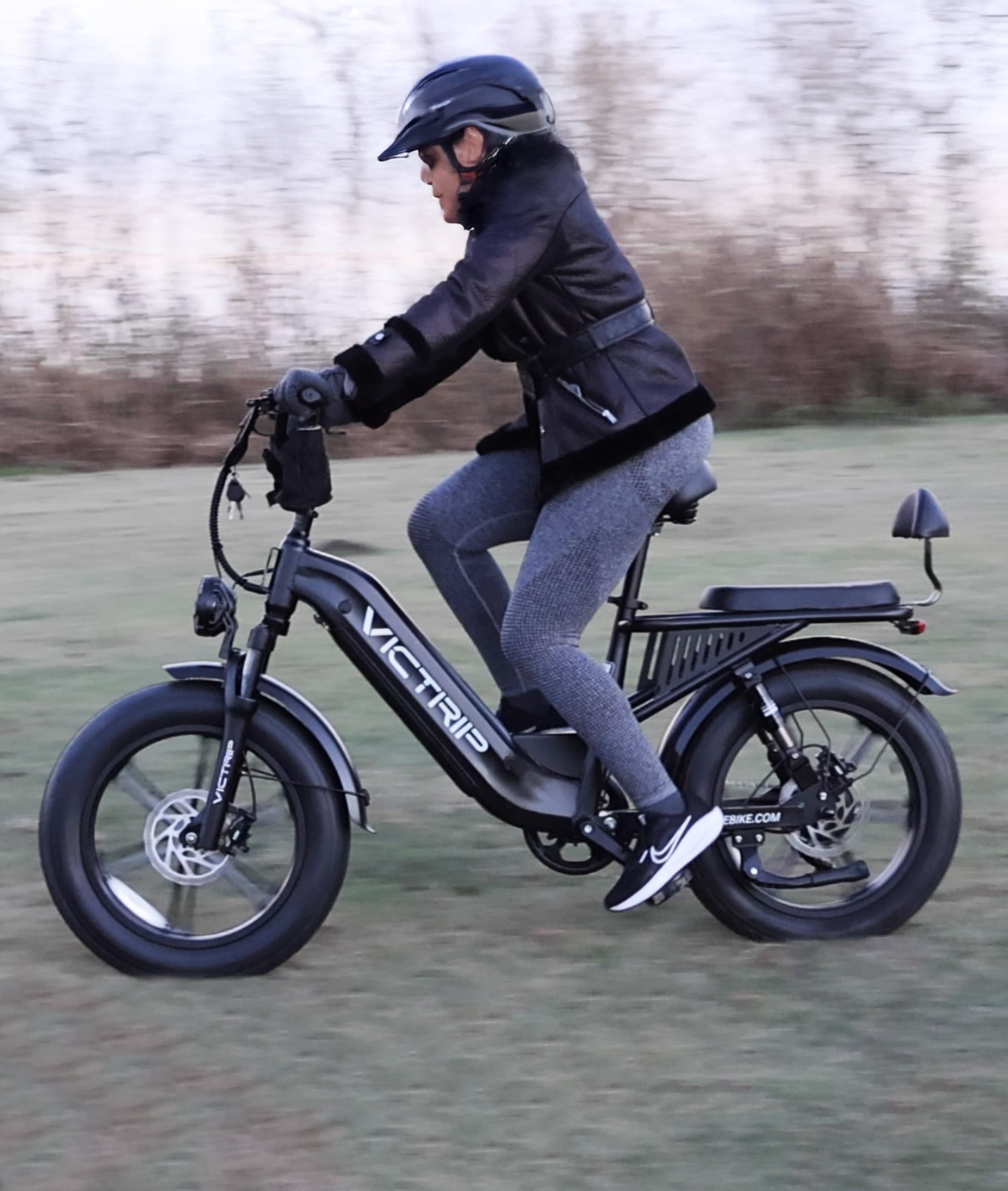 VICTRIP® Mimas Torque Sensor Step Thru Ebike