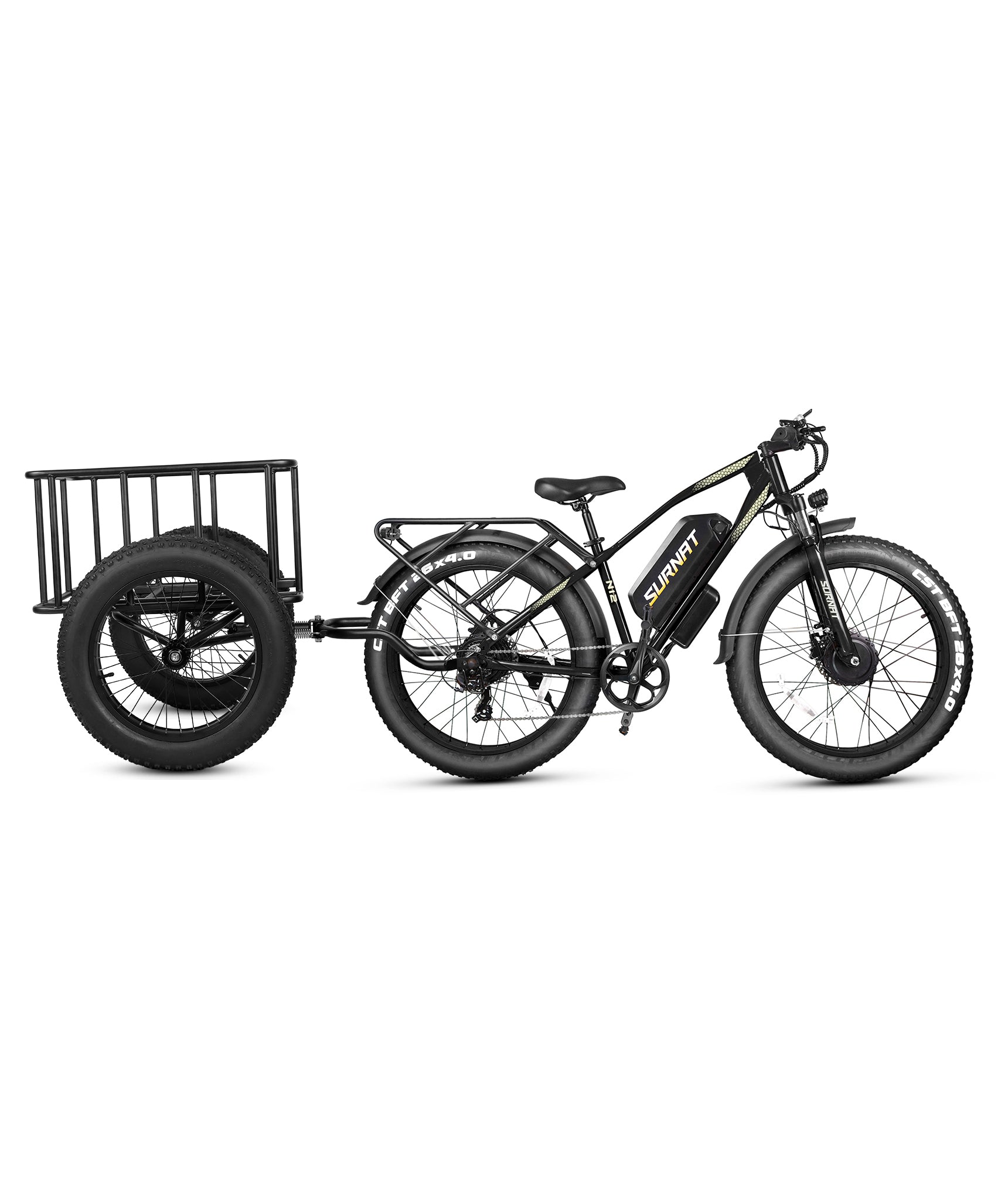 Fat Tire Ebike With Trailer | VICTRIP