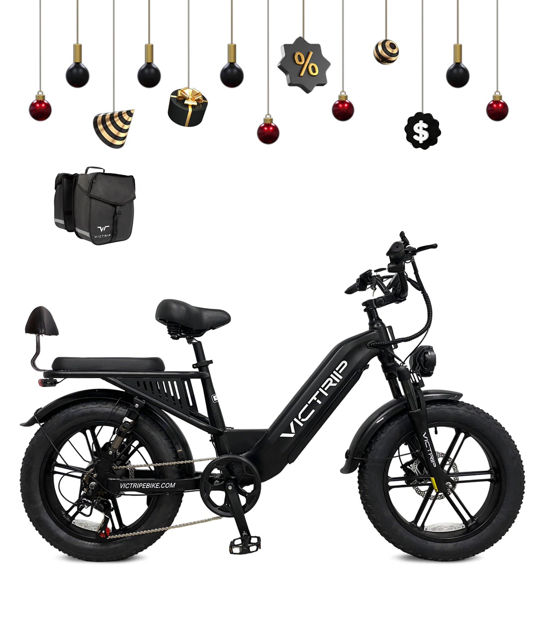 Step Thru Fat Tire Ebike | VICTRIP