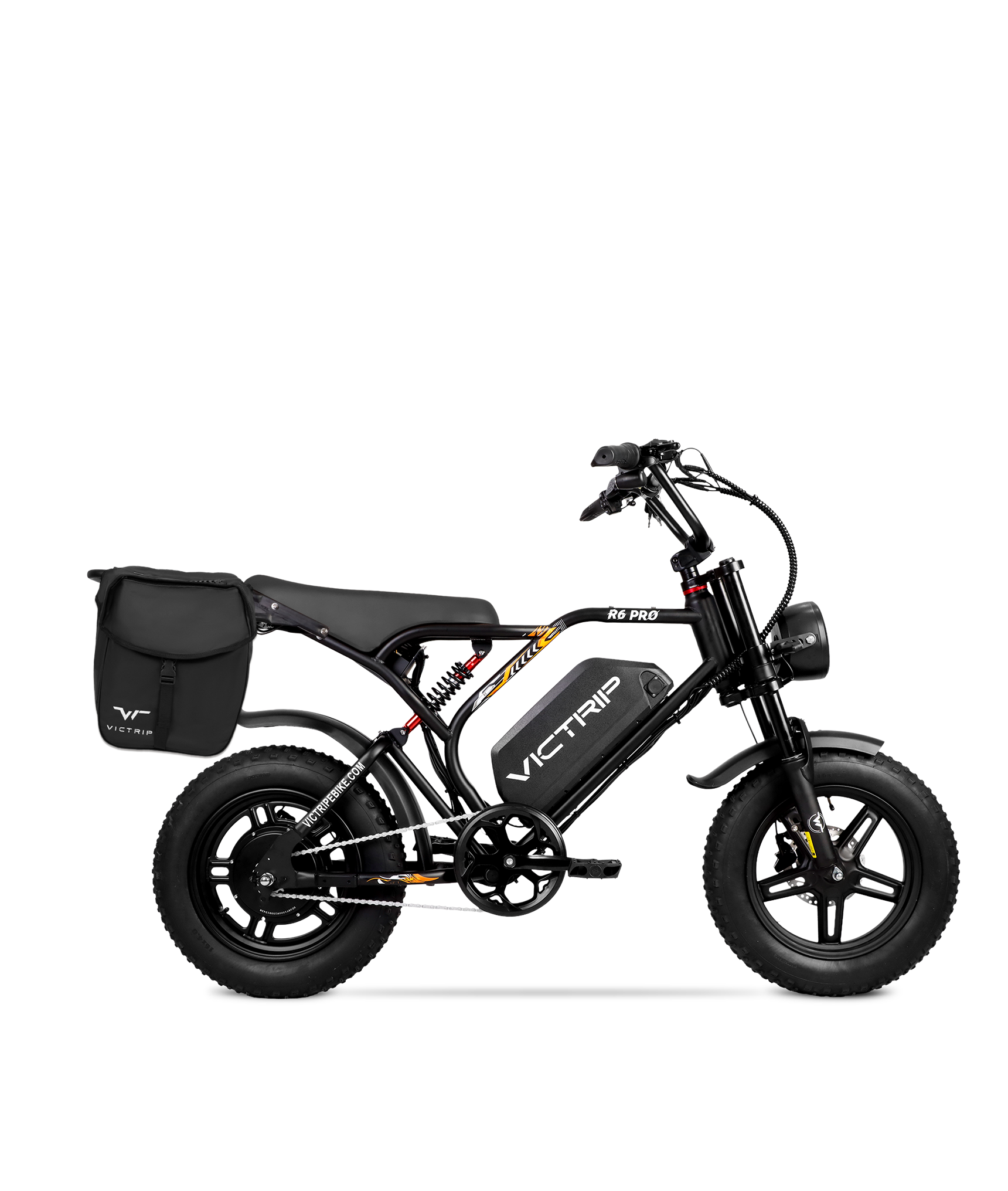 VICTRIP®R6 Pro - 1500W Full Suspension Moped Style EBike
