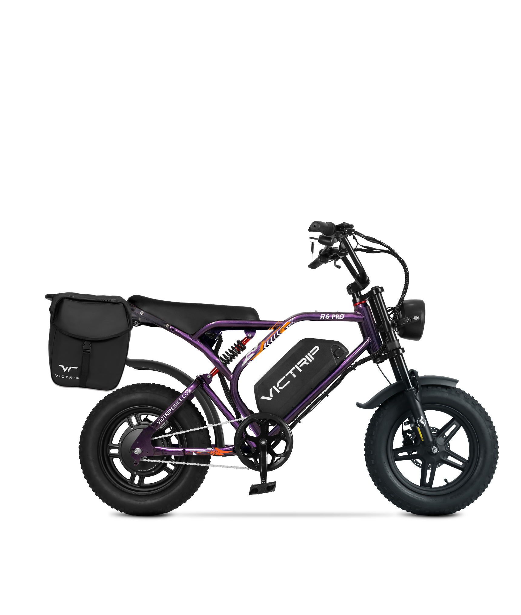 VICTRIP®R6 Pro - 1500W Full Suspension Moped Style EBike