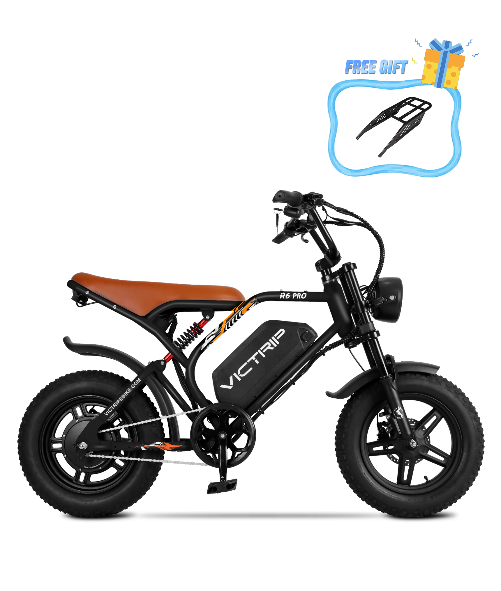 Full Suspension Moped Electric Bikes | VICTRIP