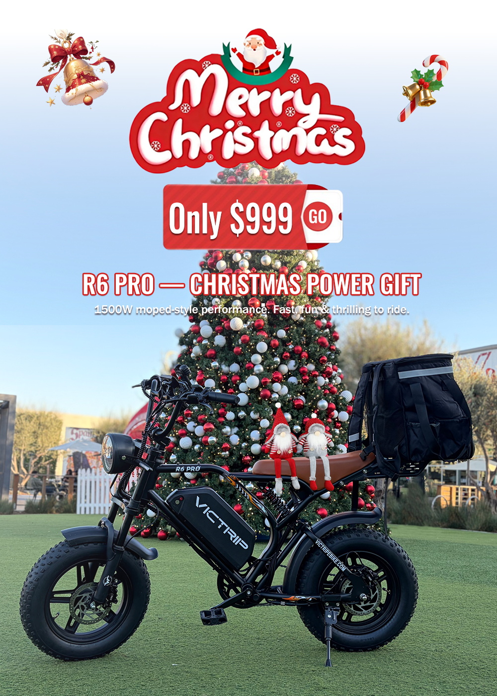 $999 Moped EBike Christmas Deal: What Makes It So Popular?