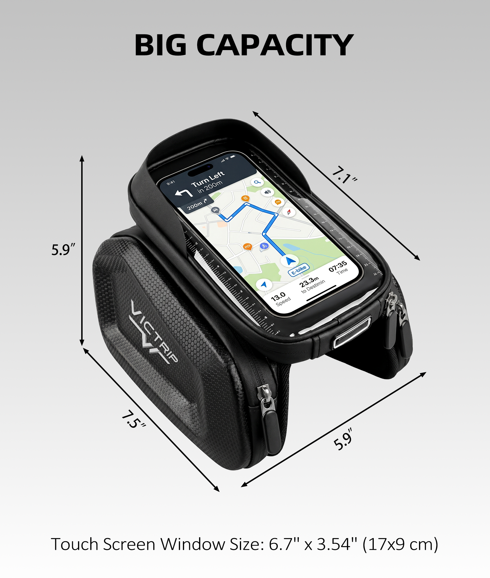 Bicycle Frame Bag​ & Phone Mount​ | VICTRIP