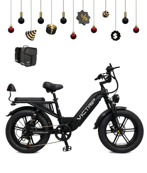 VICTRIP® Mimas Torque Sensor Step Thru Ebike